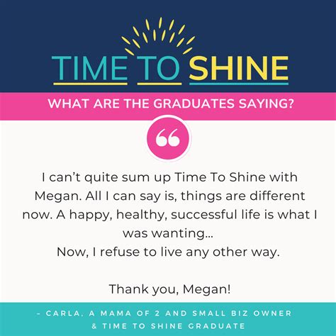 Enroll in Group Time to Shine Coaching