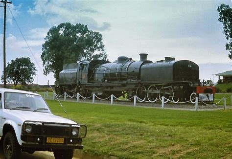 Old Steam Locomotives In South Africa Frankfort Station Sar Gf No 2380 Before Re Steamed