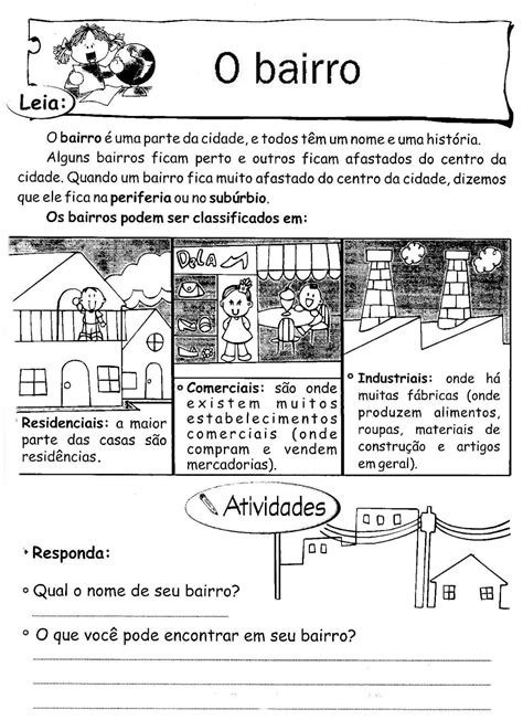 Tipos De Bairros E Suas Caracteristicas Atividades