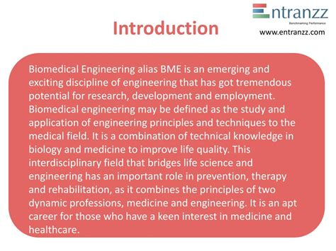 Career Path and Requirements for a BS in Biomedical Engineering 11
