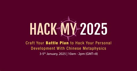 HACK MY 2025 With Your Chinese Astrology Event - RenerQi