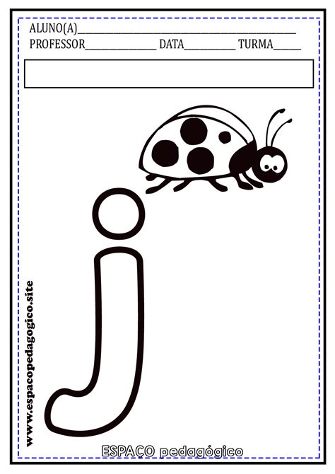 Atividade Letra J Educação Infantil - 9