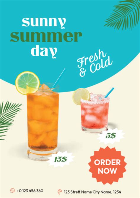 Summer Day Flyer Template Postermywall