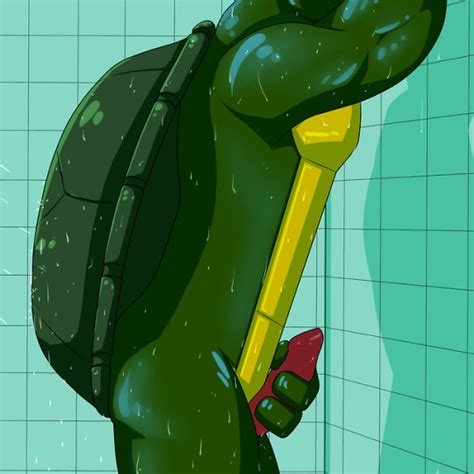 Showering Turtles Leo By Stemxnyt Hentai Foundry