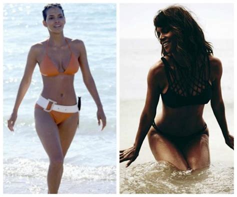 She Cant Be Halle Berry S Age Defying Bikini Body