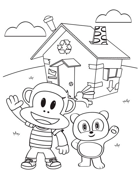 Julius Jr 21 coloring page
