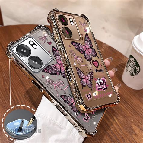 Case For Infinix Smart Hot I Four Corner Silicone Anti Drop Phone Case Electroplating