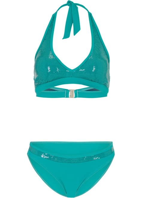 Exklusiver Pailletten Bikini Aus Hochwertigem Recyceltem Material
