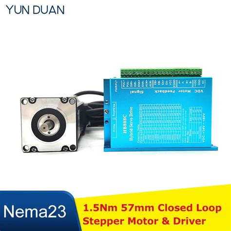 Nm Closed Loop Stepper Motor Driver Nema Mm Dc Motor M Cables