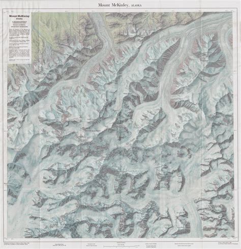Mount Mckinley Bradford Washburn 1961 Maps On The Web