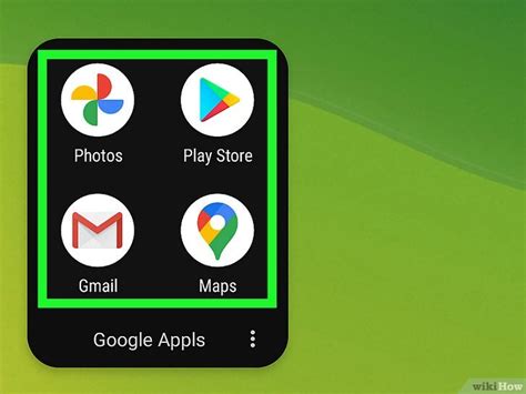 how to make an app folder on android