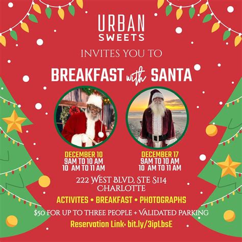 Pictures with Santa at Urban Sweets Co. | South End Charlotte