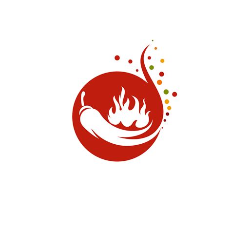 Red Hot Natural Chili Icon Vector Illustration 13774761 Vector Art At