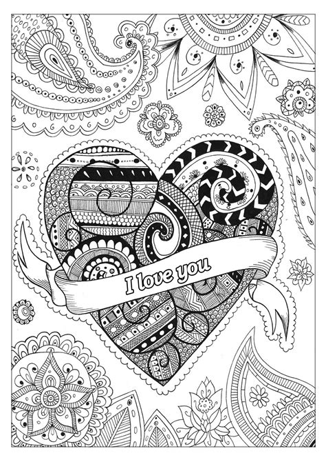 Adult Coloring Pages For Valentines Day [2025]