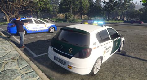 Guardia Civil Seguridad Ciudadana Opel Astra H Texturas De