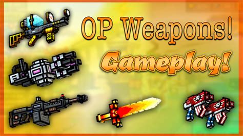 pixel gun  op weapon gameplay  youtube