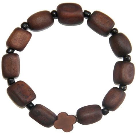 Браслет из самшита с крестом, 11-12 зерен, цена — 209 р., купить в ...