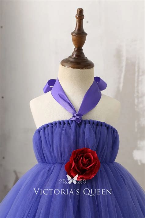blue dress with flower 10