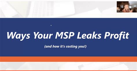 Ways Your MSP Leaks Profit (and how it's costing you) - ConnectBooster