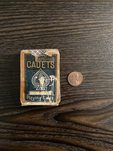 An interesting find! The first miniatures to be produced by USPCC