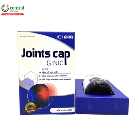 Joints Cap Ginic - Hỗ trợ bôi trơn khớp, làm chậm thoái hóa khớp