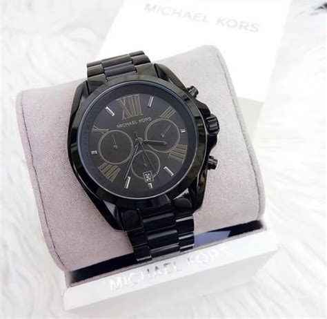 Limited Style of Michael Kors Bradshaw Chronograph Black Stainless ...
