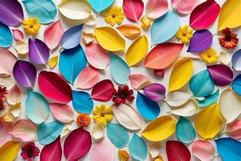 Flower Petal Collage Art | Premium AI-generated image
