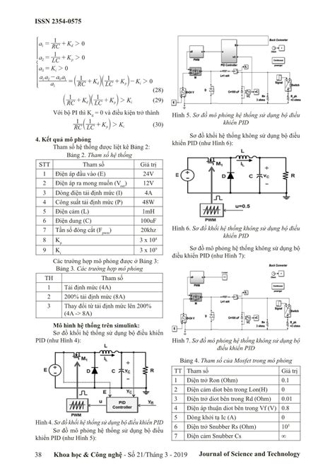 Thiết kế và mô phỏng bộ điều khiển pi ổn định điện áp cho bộ biến đổi ...