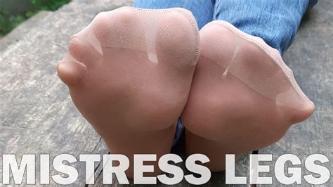 Jeans Feet In Nylon Socks In The Forest Pantyhose Porn By FapHouse XHamster