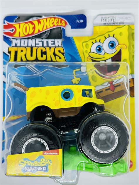Hot Wheels Monster Trucks Bob Esponja 2023 Mix 1 2 Amazon Mx