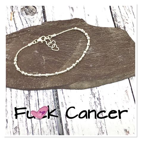 Fuck Cancer Morse Code Bracelet Twinkly Bits