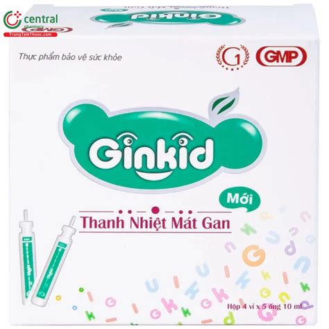 Thuốc Ginkid Thanh Nhiệt Mát Gan - giúp tăng cường chức năng gan