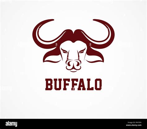 Head Of Bull Buffalo Vector Logo And Symbol Stock Vector Image And Art