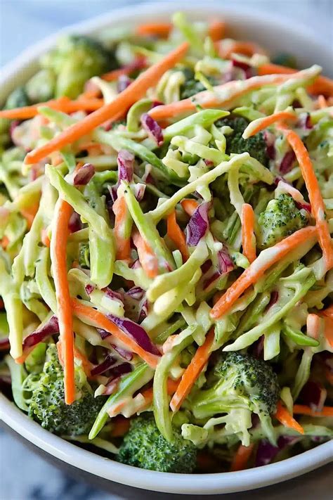 Creamy Broccoli Slaw Salad Recipe