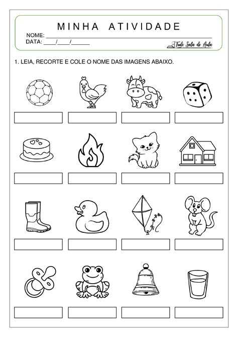 Atividade De Leitura Para Educação Infantil 5 Anos - Atividades de Leitura para Educação Infantil