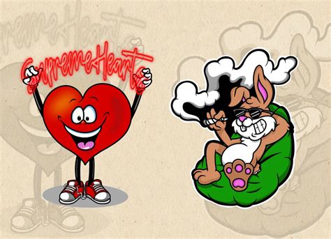 desain logo maskot kartun bebas revisi