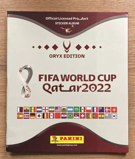 Panini World Cup Qatar Oryx Edition Empty Album World Cup