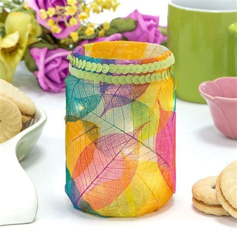 Leaf Lantern Free Craft Ideas Baker Ross Leaf Lantern Tissue