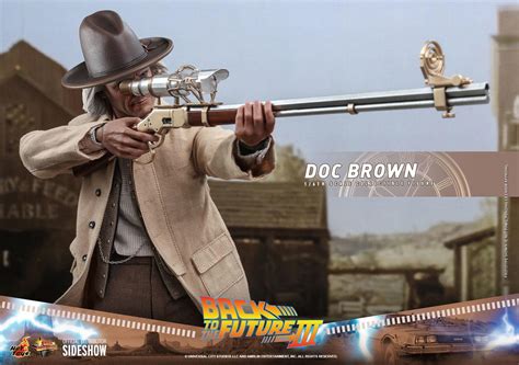 Doc Brown Back To The Future III Hot Toys Collectibles 1 6 Scale