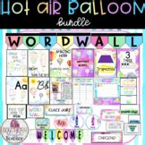 Hot Air Balloon Watercolor Classroom Theme Editable Class Rules