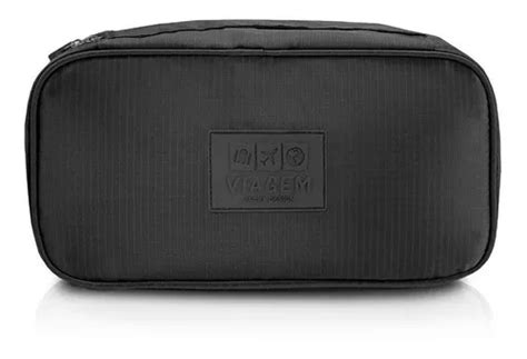 Bolsa Porta Lingerie Viagem Arh Jacki Design Preto Parcelamento Sem Juros