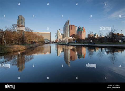 hague netherlands skyline  res stock photography  images alamy