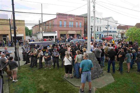black lives matter demonstration continues  bethel ohio drawing