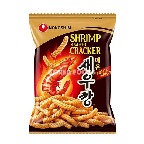 Shrimp Cracker Hot Spicy 75g Korea Foods