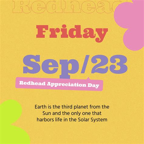 Social Media Redhead Appreciation Day IG Posts | Google Slides