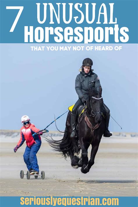 7 Unusual Equestrian Sports You've Never Seen Before - Seriously Equestrian