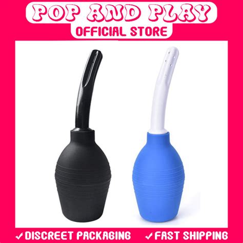 Pop And Play Ml Anal Vaginal Bulb Douche Colonic Irrigation Enema Rectal Syringe Cleaner