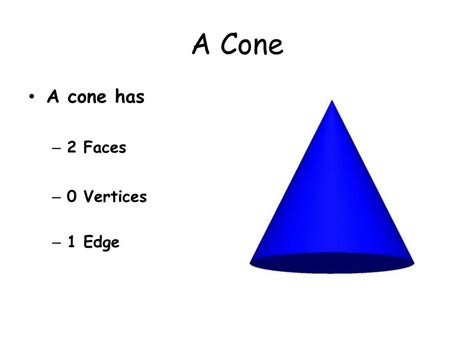 Cone Faces Vertices E Arestas - 8