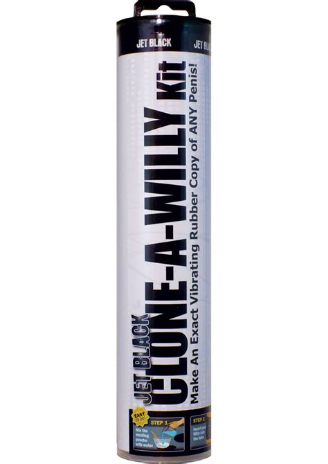 Clone A Willy Kit Vibrating Dildo Mold Jet Black TheAdultShop