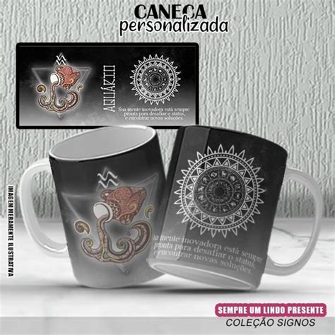 Caneca Personalizada Porcelana Signo Aqu Rio Elo